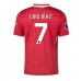 Liverpool Luis Diaz #7 Hjemmedrakt 2024-25 Kortermet